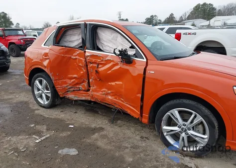 2020 Audi Q3 Premium 45 Tfsi S Line Quattro Tiptronic from USA, damaged, VIN WA1DECF37L1044348